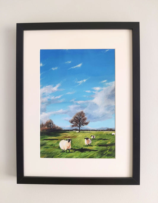 A4 print - Galway countryside