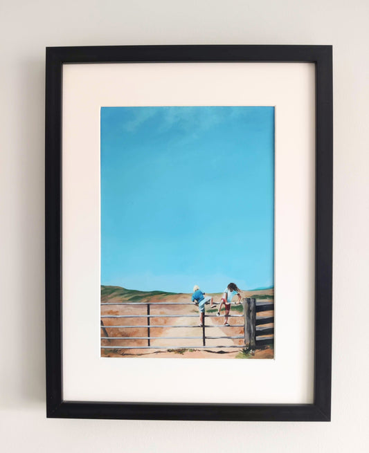 A4 print - Children playing